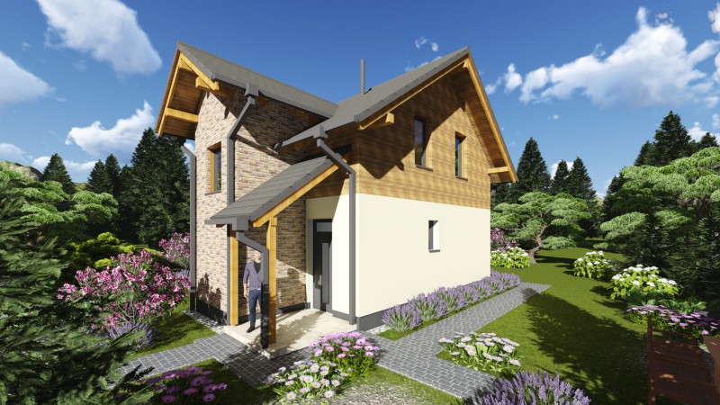 Podkrovný-poschodový P22.
