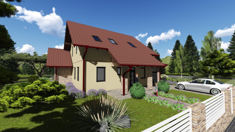 Podkrovný-poschodový P4.